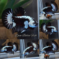 Samurai Black Mamba Snow Plakat HMPK Premium Betta Fish Male